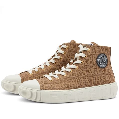 versace cinderella sneakers|Versace high top sneakers.